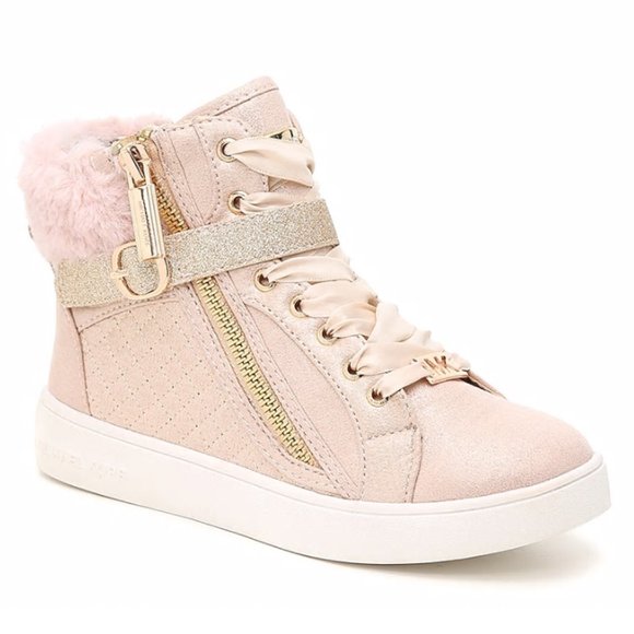 MICHAEL Michael Kors Other - Michael Kors Jem Adi High Top Rose Gold Sneakers